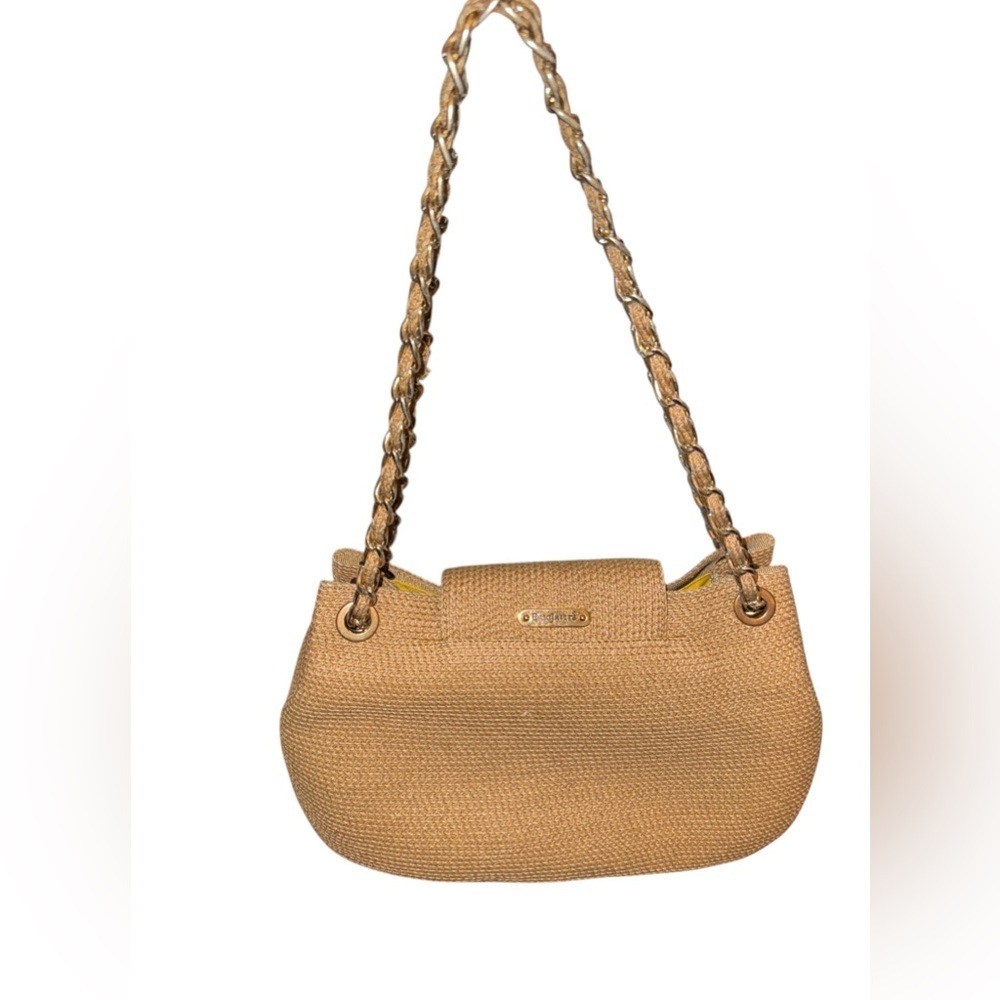 Eric Javits Tan Raffia Shoulder Bag - Picture 4 of 4